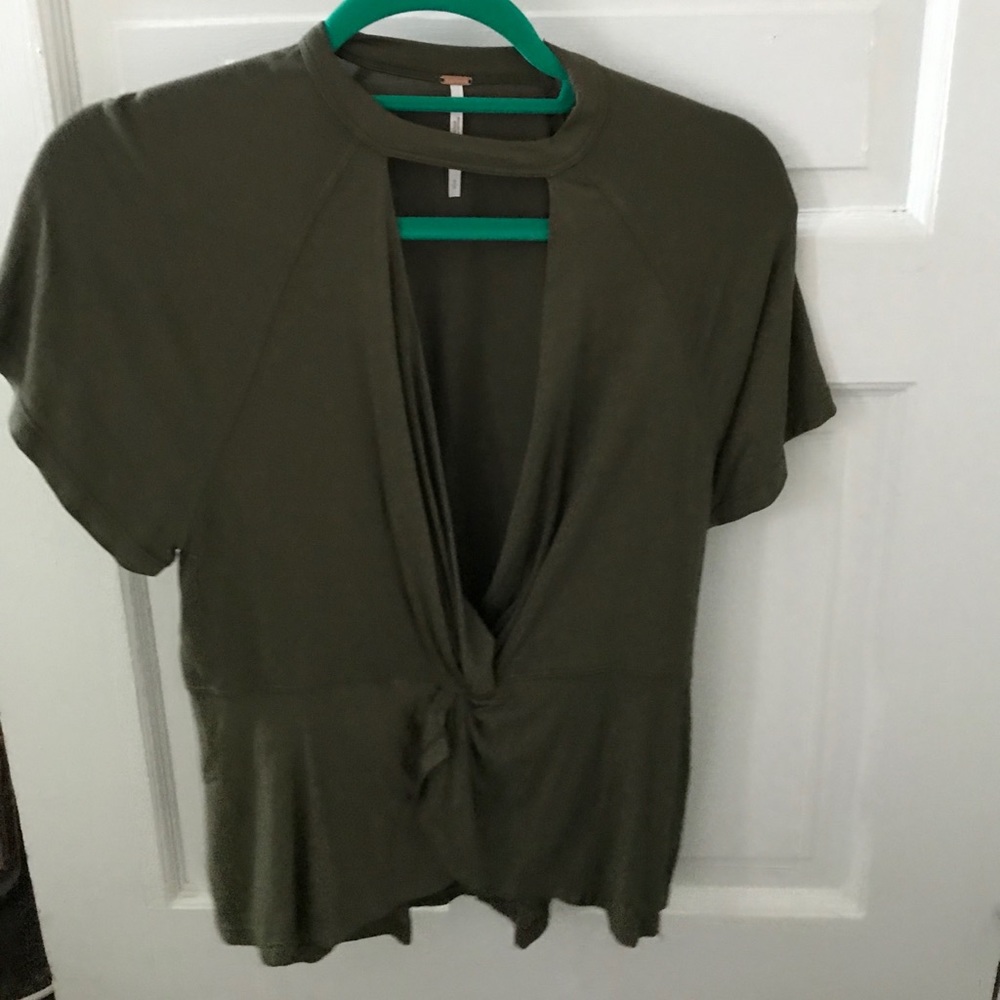 Green Free People Top